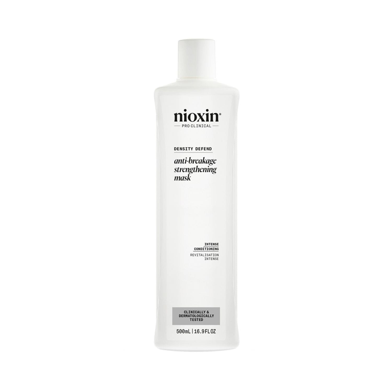 Masca de par fortifianta impotriva ruperii parului, Nioxin Density Defend Anti-Breakage Strengthening Mask 500ml