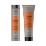 Set Lakme Saffron Copper, Sampon 300 ml + Tratament 250ml - pachet pentru parul vopsit aramiu