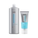 Pachet pentru parul gras, Londa Professional, Sampon Intensive Cleanser 1000ml + Scalp Detox 150ml