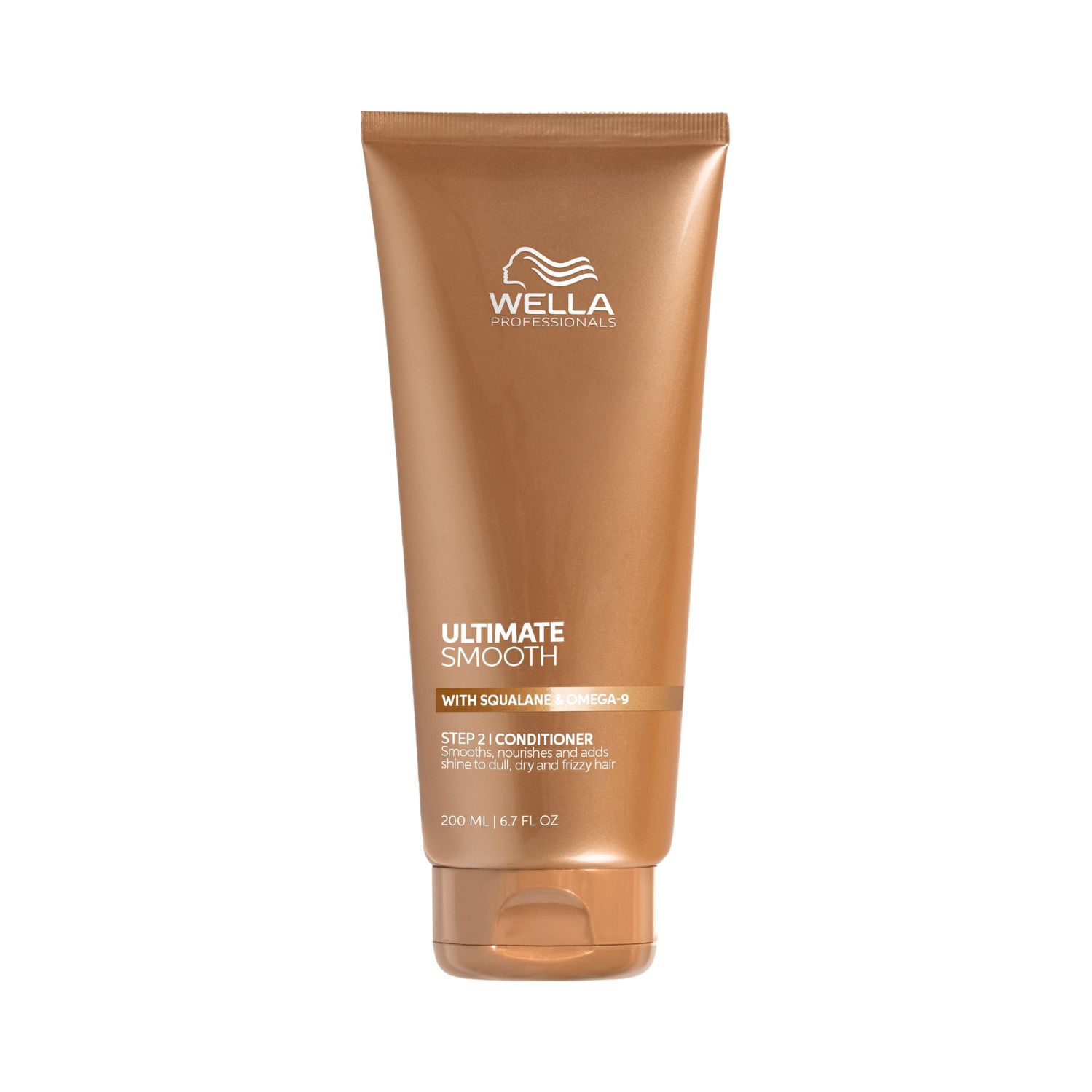 Balsam hidratant pentru par uscat si lipsit de stralucire cu Squalan & Omega 9, cu efect anti-electrizare, Wella Professionals Ultimate Smooth Conditioner 200ml