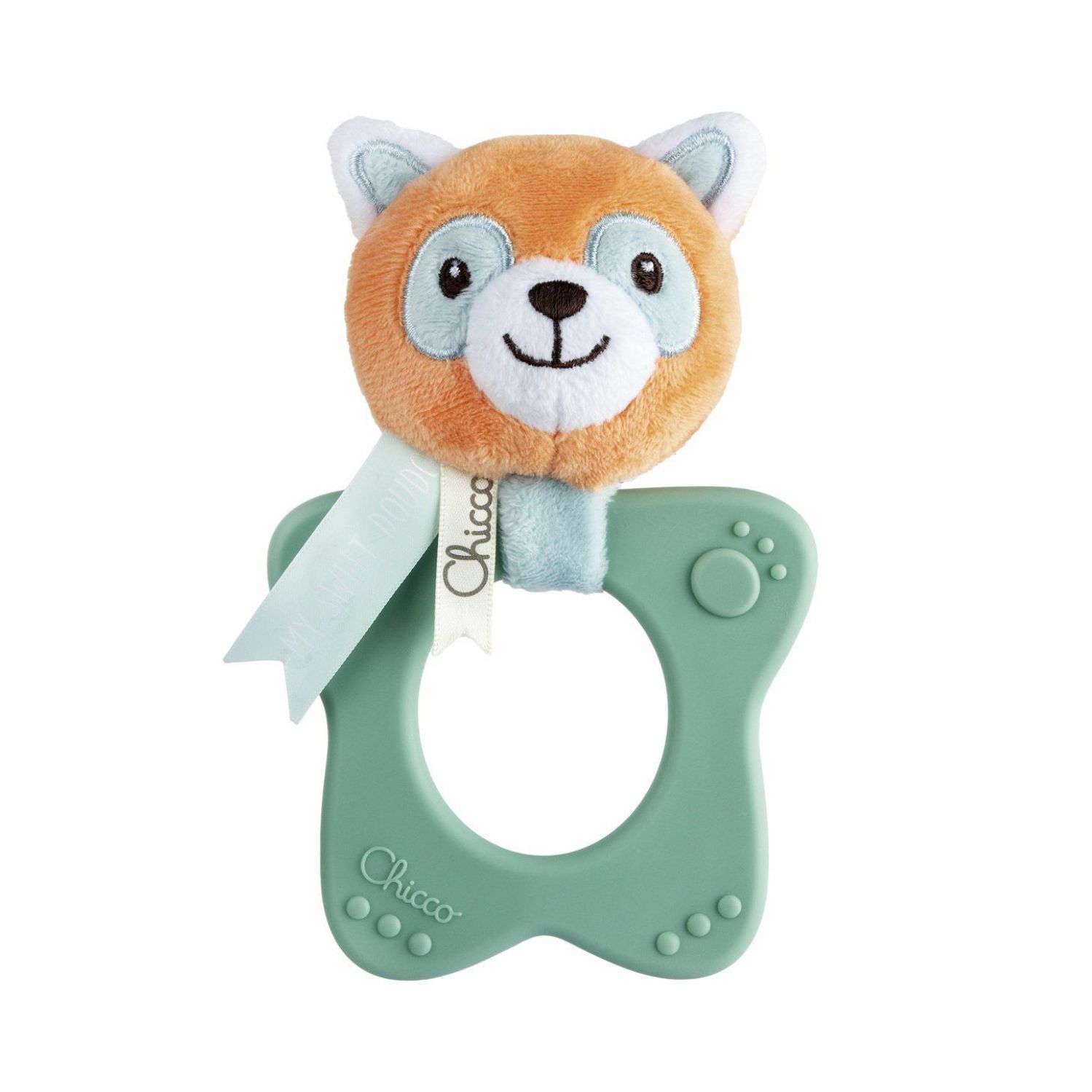 Jucarie din silicon pentru dentitie Chicco, Panda