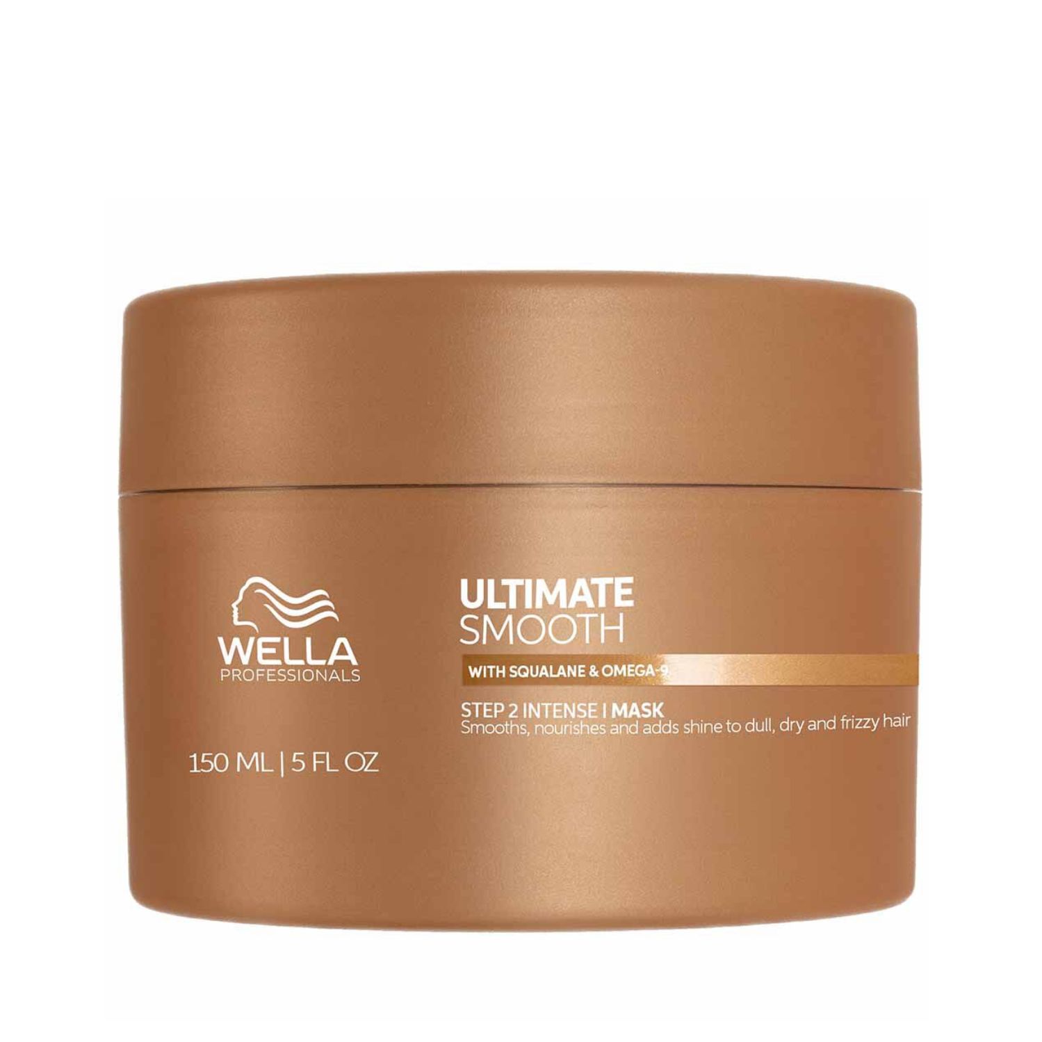 Masca hidratanta pentru par uscat si lipsit de stralucire cu Squalan & Omega 9, cu efect anti-electrizare, Wella Professionals Ultimate Smooth Mask 150ml