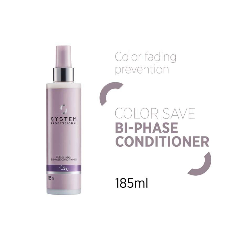 Tratament pentru protecția culorii, System Professional, Color Save Bi-Phase Conditioner, 185ml - imagine 4