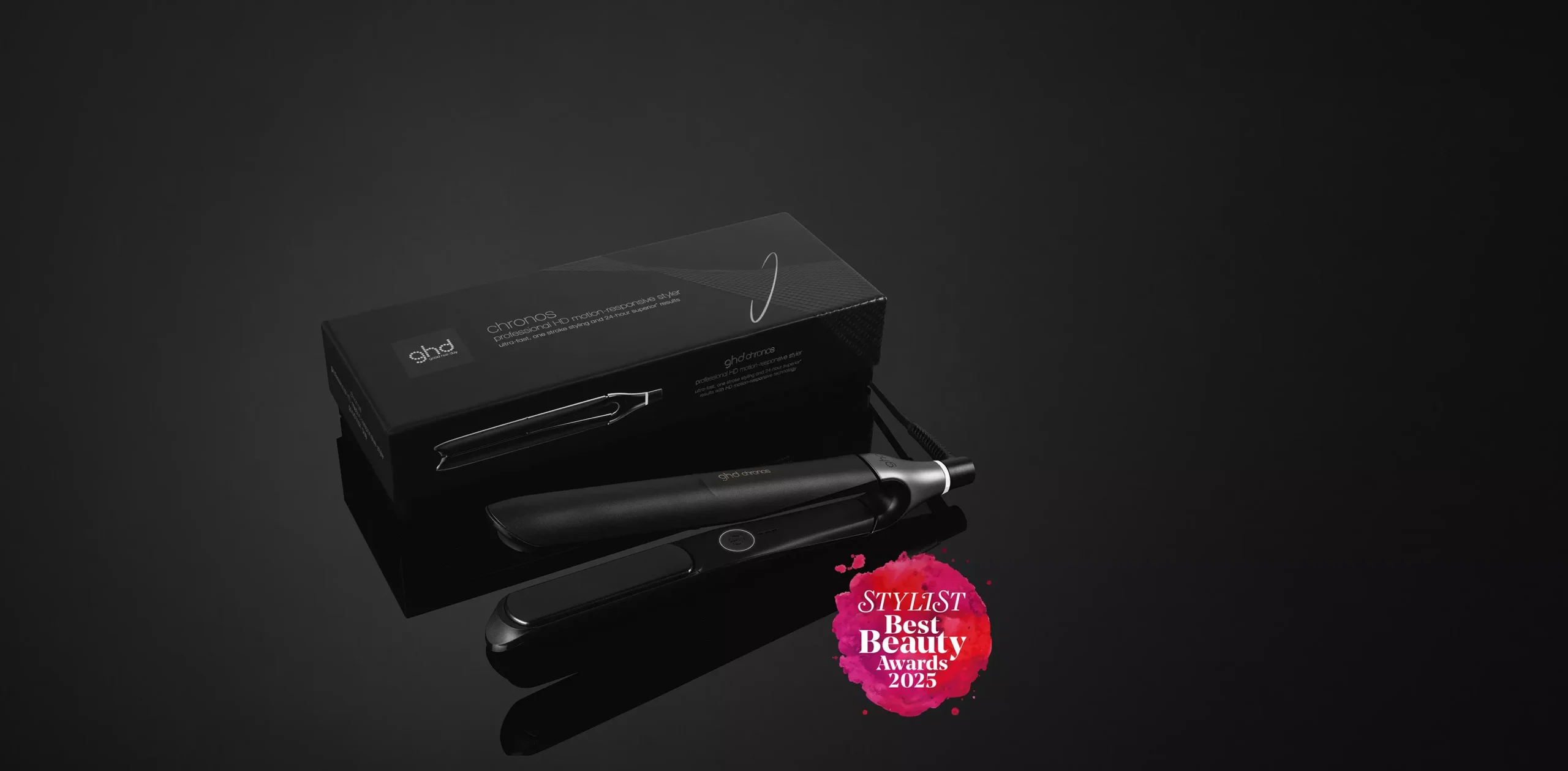 Placă de păr profesională, GHD Chronos Straightener Black cu plăci de 26 mm - imagine 5