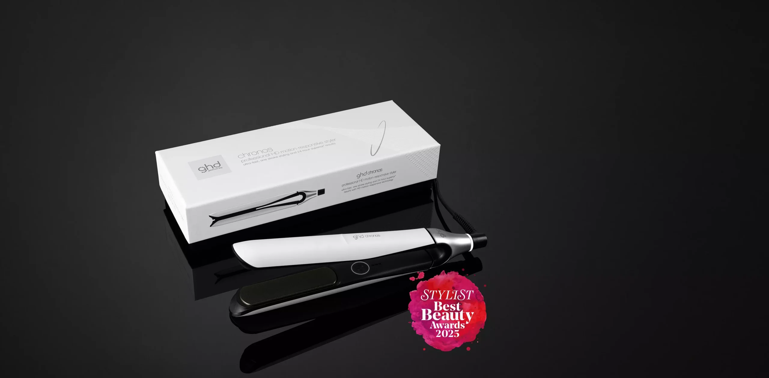 Placă de păr profesională, GHD Chronos Straightener White cu plăci de 26 mm - imagine 8