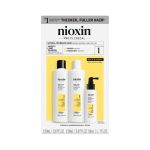 Set pentru păr natural cu subțiere ușoară, Nioxin, System 1, Șampon 150 ml, Balsam 150 ml și Tratament 50 ml